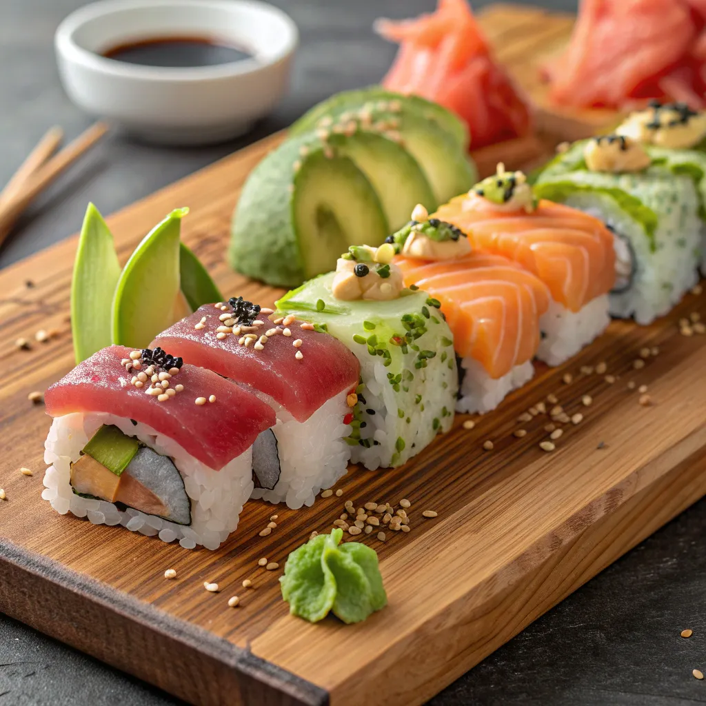 Selection of Fresh Sushi